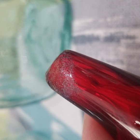 Vintage Blue Green Tint Glass Jars Dispensers Big And Small - Picture 13 of 14